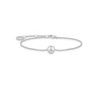 Thomas Sabo A2083-051-14 Peace Bracelet with White Stones in 925 Sterling Silver