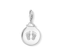 Thomas Sabo Sterling Silver Baby Footprint Disc Charm Pendant