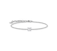 Thomas Sabo Sterling Silver Bracelet with pendant and white zirconia Recycled 925 silver, Women, A2158-051-14-L19V