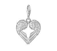Thomas Sabo Sterling Silver Charm Club Angel Wings Heart Charm, One Colour, Women One Colour