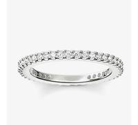 THOMAS SABO Sterling Silver Cubic Zirconia Narrow Eternity Ring TR1980-051-14-44