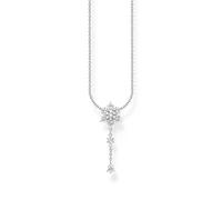 Thomas Sabo Sterling Silver & CZ Snowflake Necklace