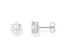 Thomas Sabo Sterling Silver Essentials Sterling Silver Sparkling White Zirconia Earrings H2300-051-14 - Sterling Silver / Zirconia