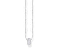 Thomas Sabo Sterling Silver Essentials Sterling Silver Sparkling White Pavé Ring Necklace KE2278-051-14 - Sterling Silver / Zirconia