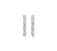 Thomas Sabo Sterling Silver Essentials Sterling Silver Sparkling White Zirconia Pavé Large - Sterling Silver / Zirconia