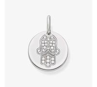 Thomas Sabo Sterling Silver Fatima Hand Disc Charm Pendant