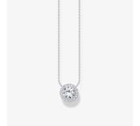 Thomas Sabo Sterling Silver Essentials Sterling Silver Sparkling White Zirconia Necklace - Sterling Silver / Zirconia