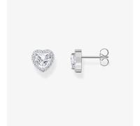THOMAS SABO Sterling Silver Halo Stud Earrings H2305-051-14