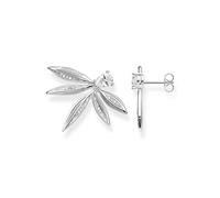 Thomas Sabo Sterling Silver Leaves Stud Earrings