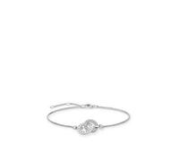 Thomas Sabo Sterling Silver Logo Double Ring Bracelet One Colour