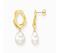 Thomas Sabo Bold Elegance 18ct Yellow Gold Plated Cultured Freshwater Pearl Earrings