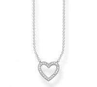 Thomas Sabo Women Necklace Heart Pendant Zirconia 925 Sterling Silver KE1554-051-14-L45V