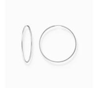 THOMAS SABO Women Silver big hoop earings 925 Sterling Silver CR729-001-21