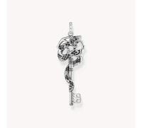 Thomas Sabo Sterling Silver Sterling Silver Black Stones Snake Pendant PE983-691-11 - - Sterling Silver / Cold Enamel / Zirconia