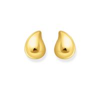 Thomas Sabo Sterling Silver Sterling Silver Bold Elegance Gold Plated Organic Drop Shaped Earrings H2299-413-39 - Sterling Silver / Gold Plated