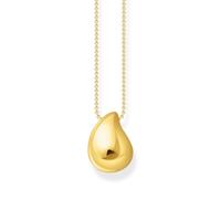 THOMAS SABO Gold Plated Organic Drop Pendant Necklace KE2281-413-39-L50V