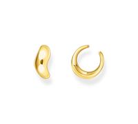 Thomas Sabo Sterling Silver Sterling Silver Bold Elegance Gold Plated Organic Shaped Ear - Sterling Silver / Gold Plated