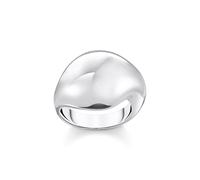 Thomas Sabo Sterling Silver Sterling Silver Bold Elegance Organic Drop Shaped Ring TR2470-001-21 - Size 52 - Sterling Silver