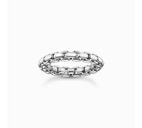 Thomas Sabo Sterling Silver Sterling Silver Box Chain Ring TR2502-637-21 - Contemporary - 56 - Sterling Silver