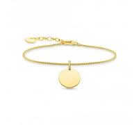 Thomas Sabo Sterling Silver Sterling Silver Gold Bracelet A1960-413-39-L19V - Signature - Sterling Silver / Gold Plated