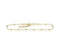 Sterling Silver Gold Coloured Filigree Anklet AK0002-413-39-L27v