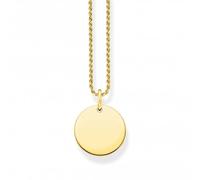 Thomas Sabo Sterling Silver Sterling Silver Gold Necklace KE2133-413-39-L50 - Sterling Silver / Gold Plated