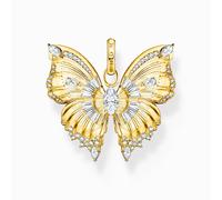 Thomas Sabo Sterling Silver Sterling Silver Gold Plated Butterfly Paradise Pendant - Sterling Silver / 18ct Gold Plated / Zirconia