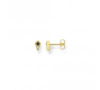 Thomas Sabo Sterling Silver Sterling Silver Gold Plated Magic Stars Blue Ear Studs - Sterling Silver / Gold Plated / Stone