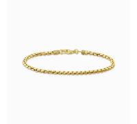 Thomas Sabo Sterling Silver Sterling Silver Gold Plated Venezia Bracelet A2086-413-39 - - Size 17.5cm - Sterling Silver/Gold Plated