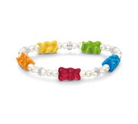 Thomas Sabo Womens 925 Silver & Glass X Haribo Goldbear Sterling-silver, Pearl and Bracelet 1 Size