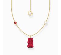 Thomas Sabo Sterling Silver Sterling Silver HARIBO Gold Plated Red Goldbears Freshwater - Glass / Gold Plated / Freshwater Pearl / Sterling Silver / Zirconia