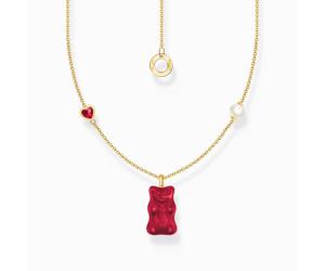 Thomas Sabo Sterling Silver Sterling Silver HARIBO Gold Plated Red Goldbears Freshwater - Glass / Gold Plated / Freshwater Pearl / Sterling Silver / Zirconia
