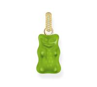 Thomas Sabo Sterling Silver Sterling Silver HARIBO Gold Plated Zirconia Green Goldbears - Glass / Sterling Silver / Gold Plated / Zirconia