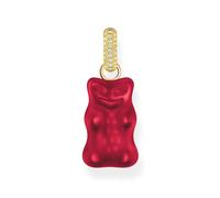 Thomas Sabo Sterling Silver Sterling Silver HARIBO Gold Plated Zirconia Red Goldbears - Glass / Sterling Silver / Gold Plated / Zirconia