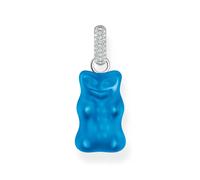 Thomas Sabo Sterling Silver Sterling Silver HARIBO Zirconia Blue Goldbears Pendant - Glass / Sterling Silver / Zirconia