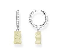 Thomas Sabo Sterling Silver Sterling Silver HARIBO Zirconia White Goldbears Single Hoop - Glass / Sterling Silver / Zirconia