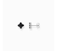 Thomas Sabo Sterling Silver Sterling Silver Heritage Cross Black Zirconia Stud Earrings - Sterling Silver / Zirconia