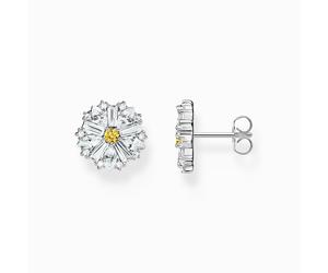 Thomas Sabo Sterling Silver Sterling Silver Lovely Daisy Large Studs H2169-051-4 - Premium - Sterling Silver / Zirconia