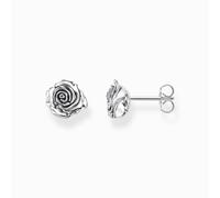 Thomas Sabo Sterling Silver Sterling Silver Midnight Rose Ear Studs H2323-637-21 - Premium - Sterling Silver