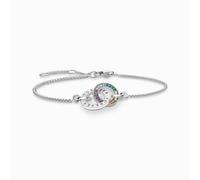 Thomas Sabo Sterling Silver Bracelet Together with two rings silver blackened Recycled 925 silver, Women, A1551-318-7-L19V