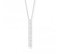 Thomas Sabo Sterling Silver Sterling Silver White Stones Necklace KE2117-051-14-L45V - - Sterling Silver / Zirconia
