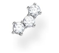 Thomas Sabo Sterling Silver Three Stone Single Stud Earring H2132-051-14