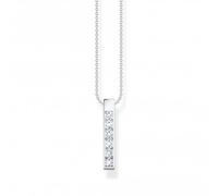 Thomas Sabo Sterling Silver White Stones Necklace KE2113-051-14-L45V - Sterling Silver / Zirconia