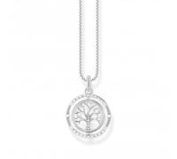 Thomas Sabo 2 Necklace Tree of Love Silver 925 Sterling Silver, Blackened KE2148-643-14
