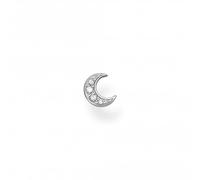 Thomas Sabo Sterling Siver Silver Moon Single Ear Stud H2133-051-14 - Sterling Silver