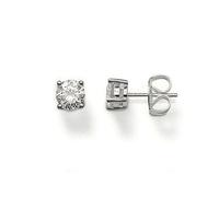 Thomas Sabo Ear Studs with White Stones, White, Women White