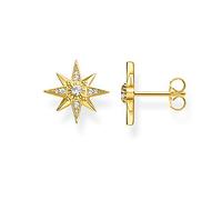 Thomas Sabo stud earrings star gold plated silver H2081-414-14