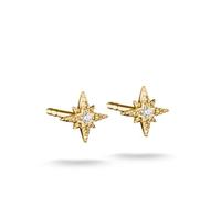 THOMAS SABO Stud Earrings Star With White Zirconia