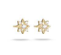 THOMAS SABO Stud earrings star with white zirconia Premium Alloy 18k Gold Plated