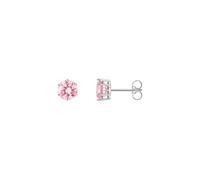 Thomas Sabo Stud Earrings With Large, Pink Stone 925 Sterling Silver H2300-051-9